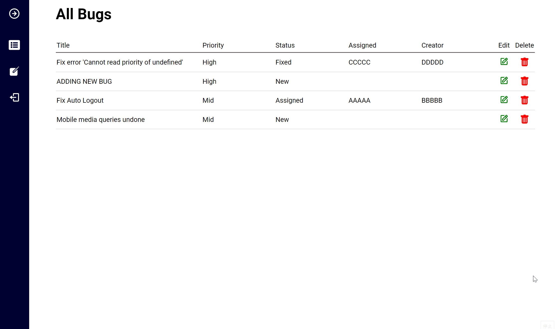GitHub - ayarmkt/bug-tracker: A bug tracker to keep track of issues ...