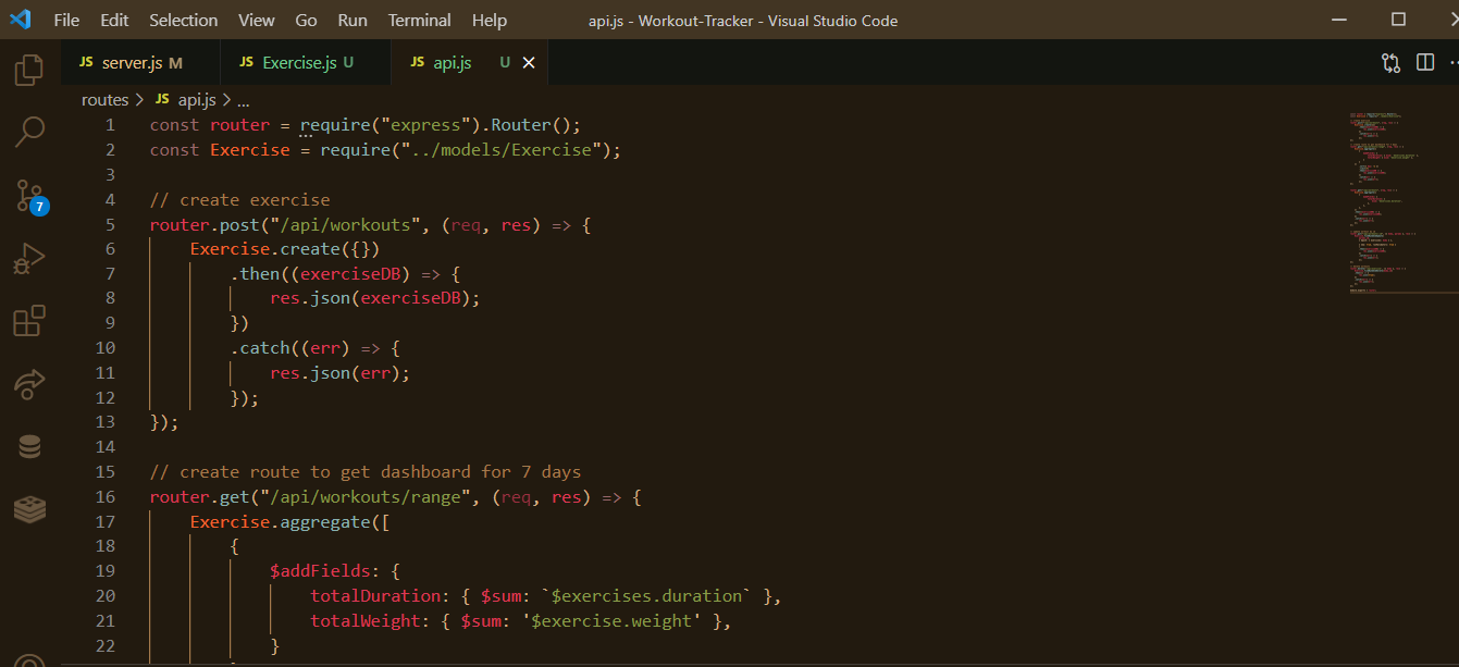 Coding Exercise Tracker GitHub - Whit1JL/Workout-Tracker