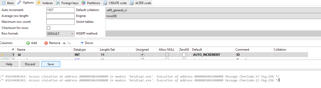 Access violation at address 000000506A500000 in module