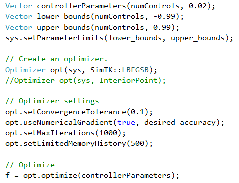 SimTK Optimizer ignores the clamped coordinate ranges · Issue #3019 ...