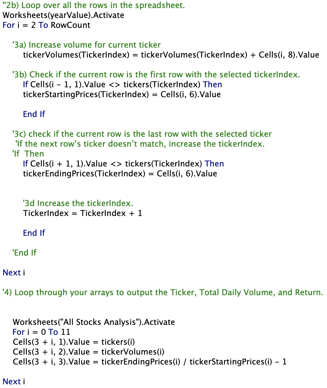 GitHub - ATGass/VBA: VBA - Module 2