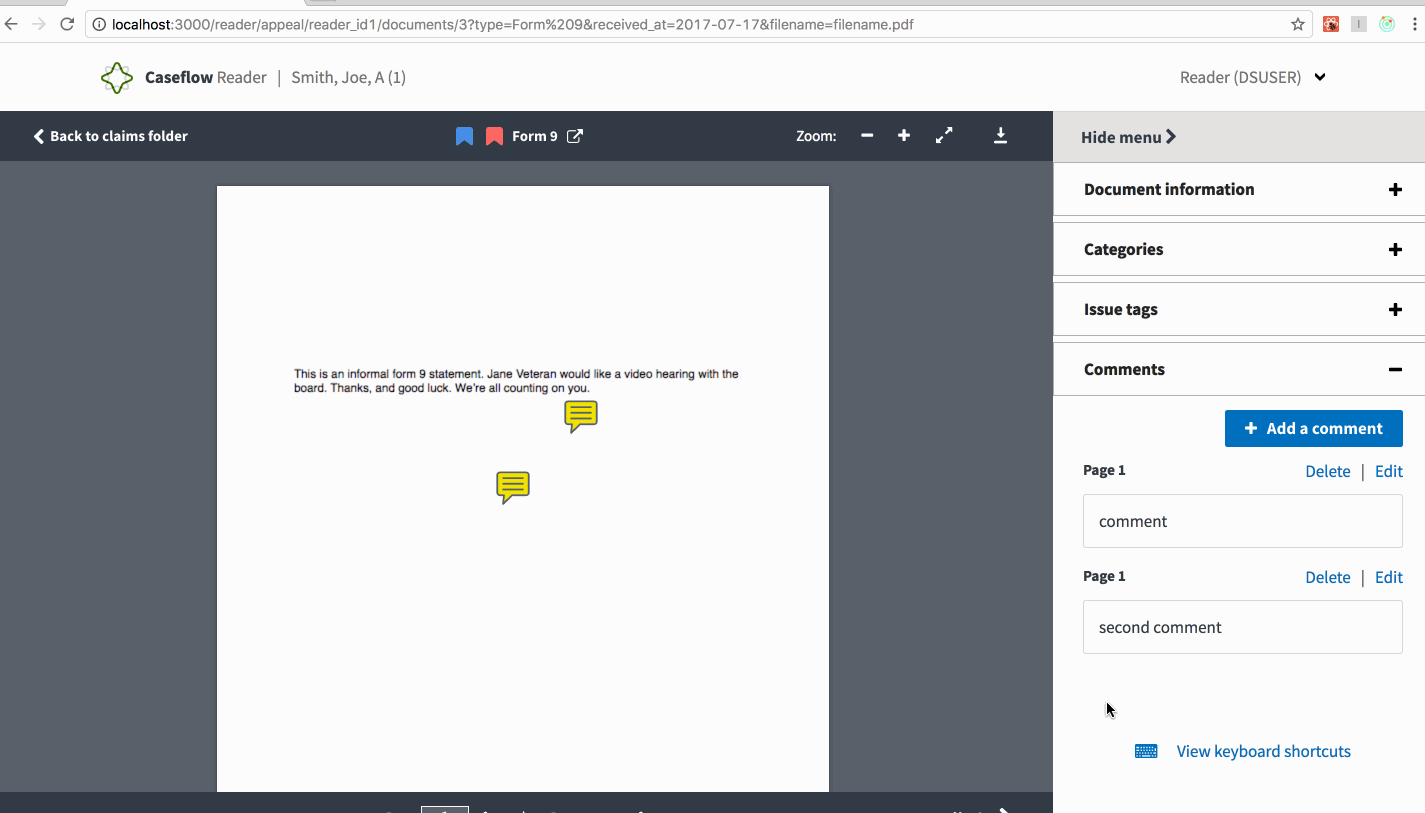 comments with accordion collapsed