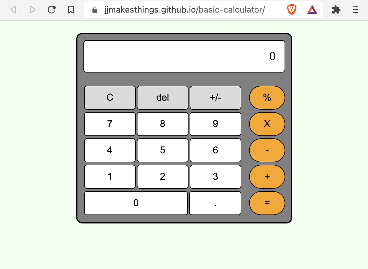 GitHub - jjmakesthings/basic-calculator: This project is based on The ...
