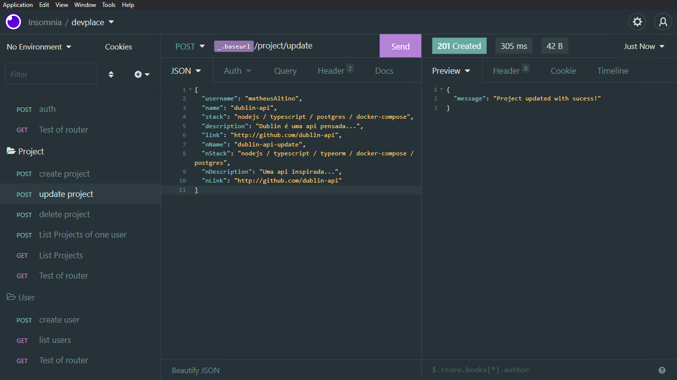 GitHub - MatheusAltino/devplace