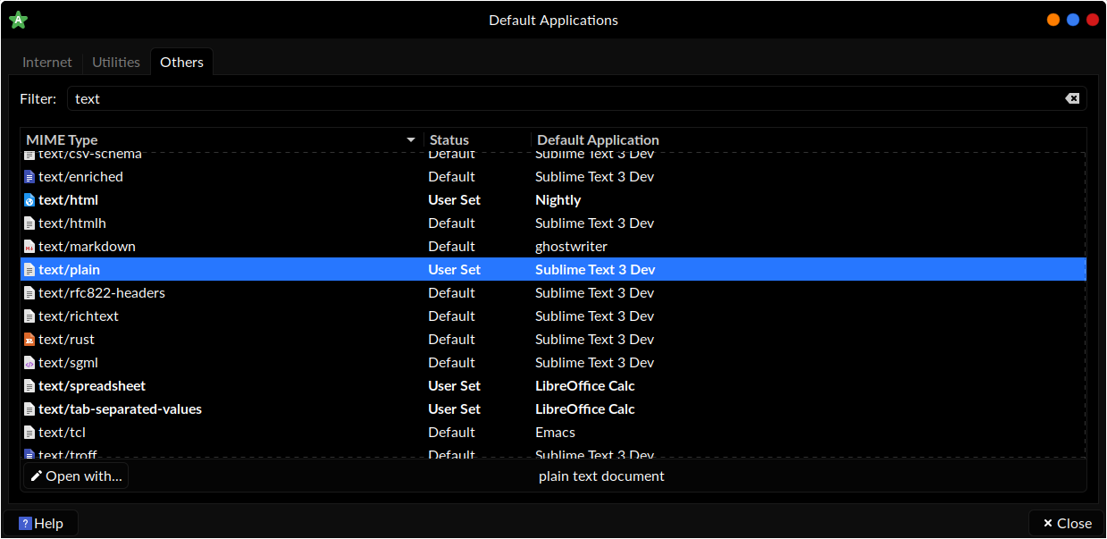 Cannot find system default text editor (`text/plain`) · Issue #1364 ...