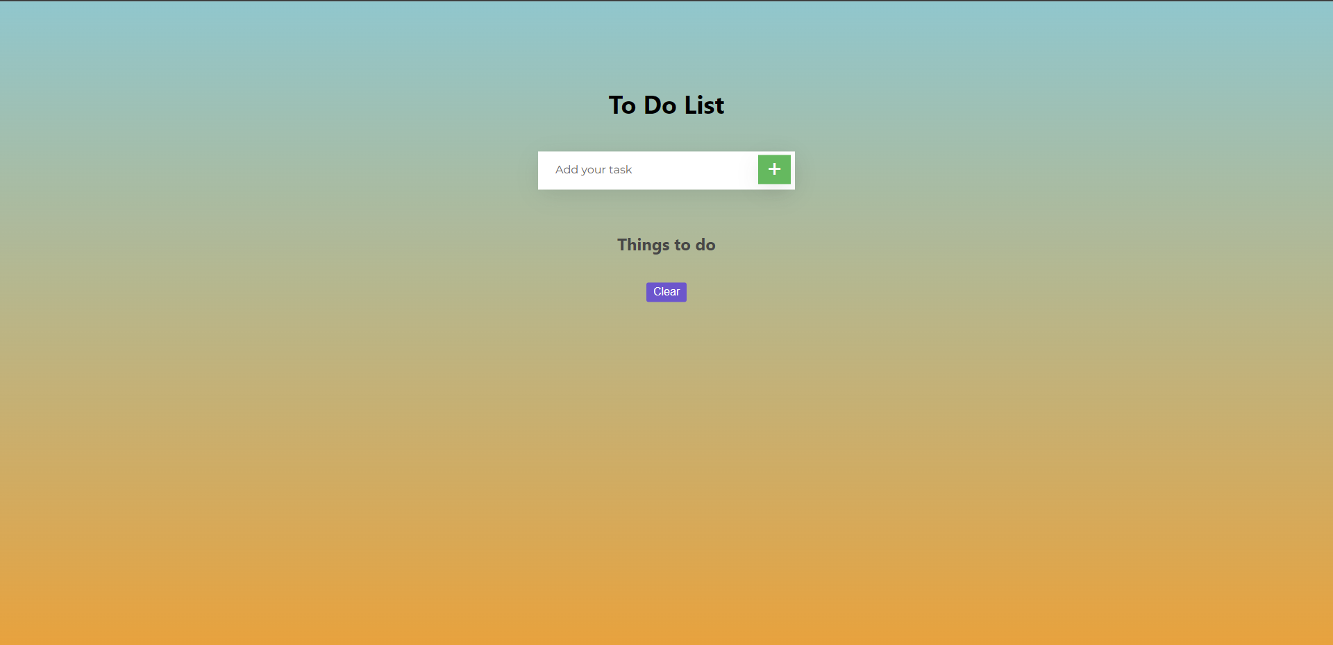 GitHub - raynoldyu/Task-List-: Simple To Do List