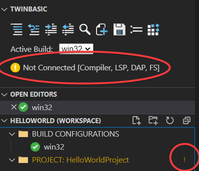 Compiler not Connected · Issue #90 · twinbasic/twinbasic · GitHub
