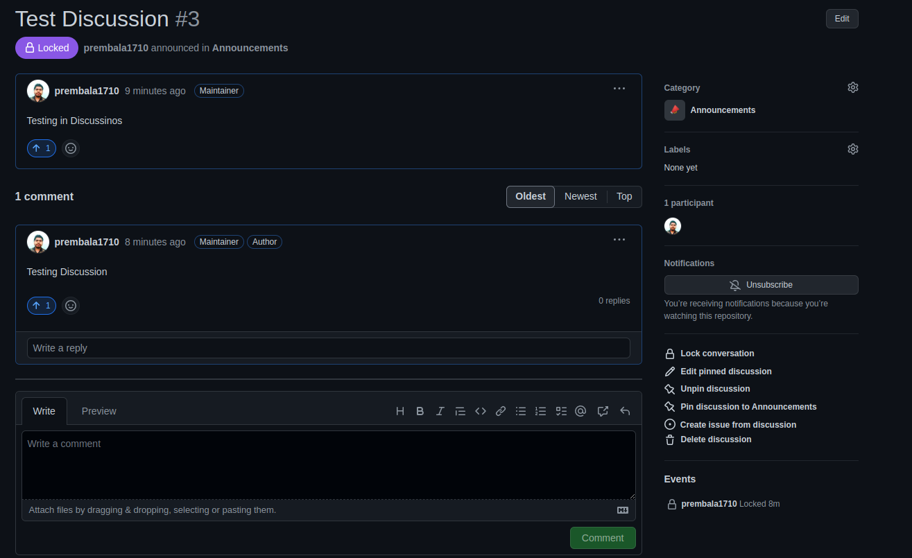 Facing Issues in Unlocking Github Discussion · community · Discussion ...