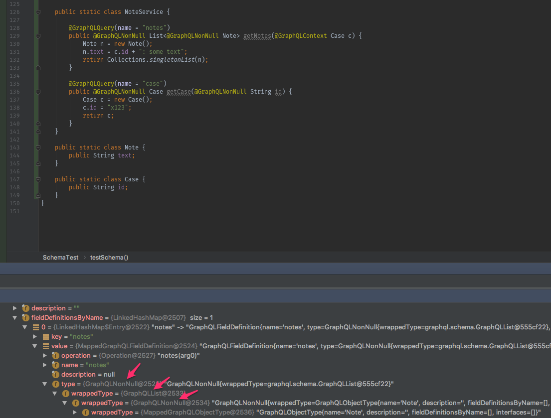 Duplicate annotation error when attempting to specify nonnull list of
