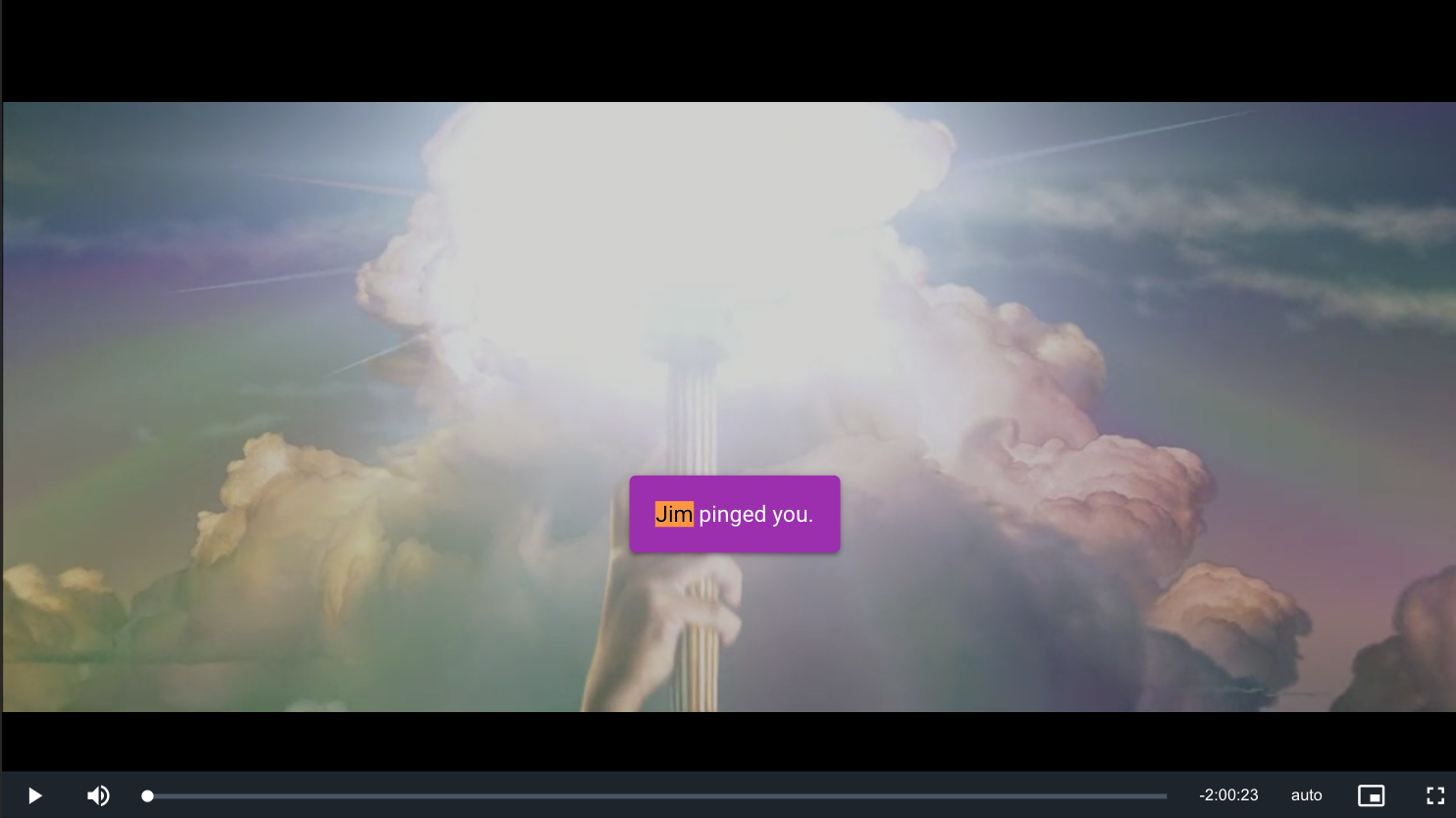 Notification over fullscreen element · quasarframework quasar