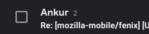 cropped screenshot of an email notification from this very thread, with a checkbox next to it
