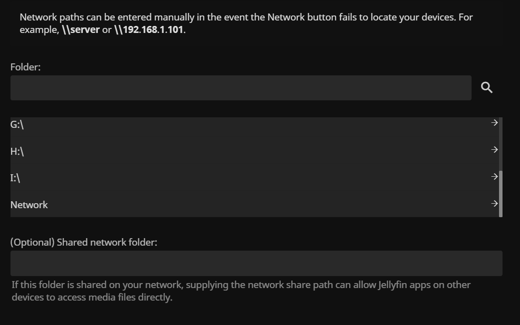 Win 10 jellyfin server add library path error by smba · Issue 3525