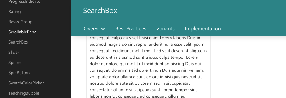 [Fabric website] scrollablepane's docs display wrong title · Issue ...