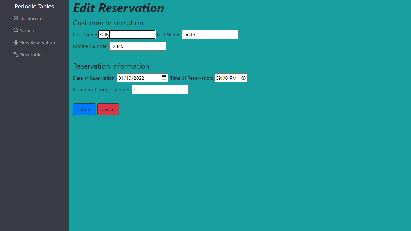 GitHub - StevenRam7/restaurant-reservations