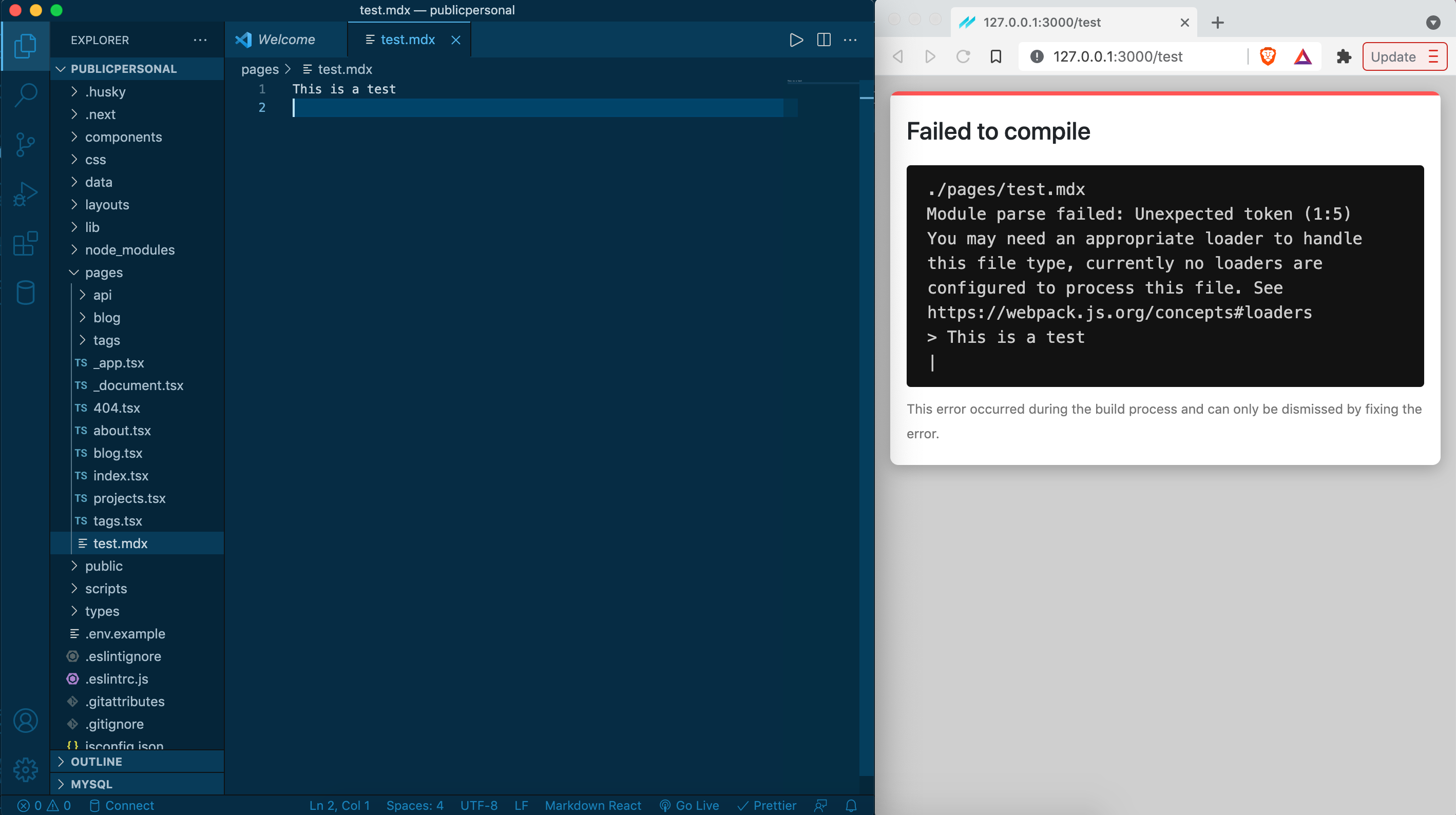 MDX + KaTeX Pages · Issue 248 · timlrx/tailwindnextjsstarterblog