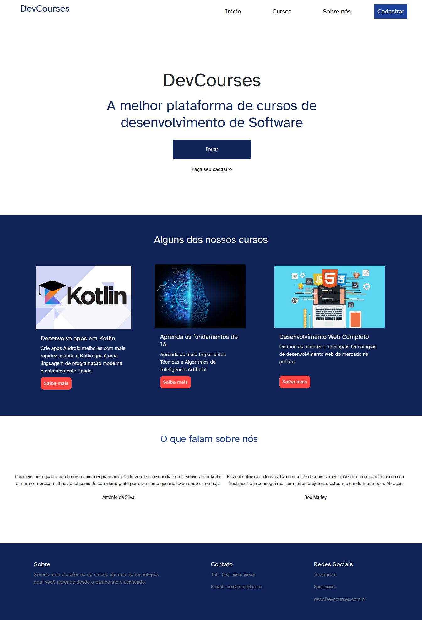 GitHub - Guilhermeferreir/DevCourses