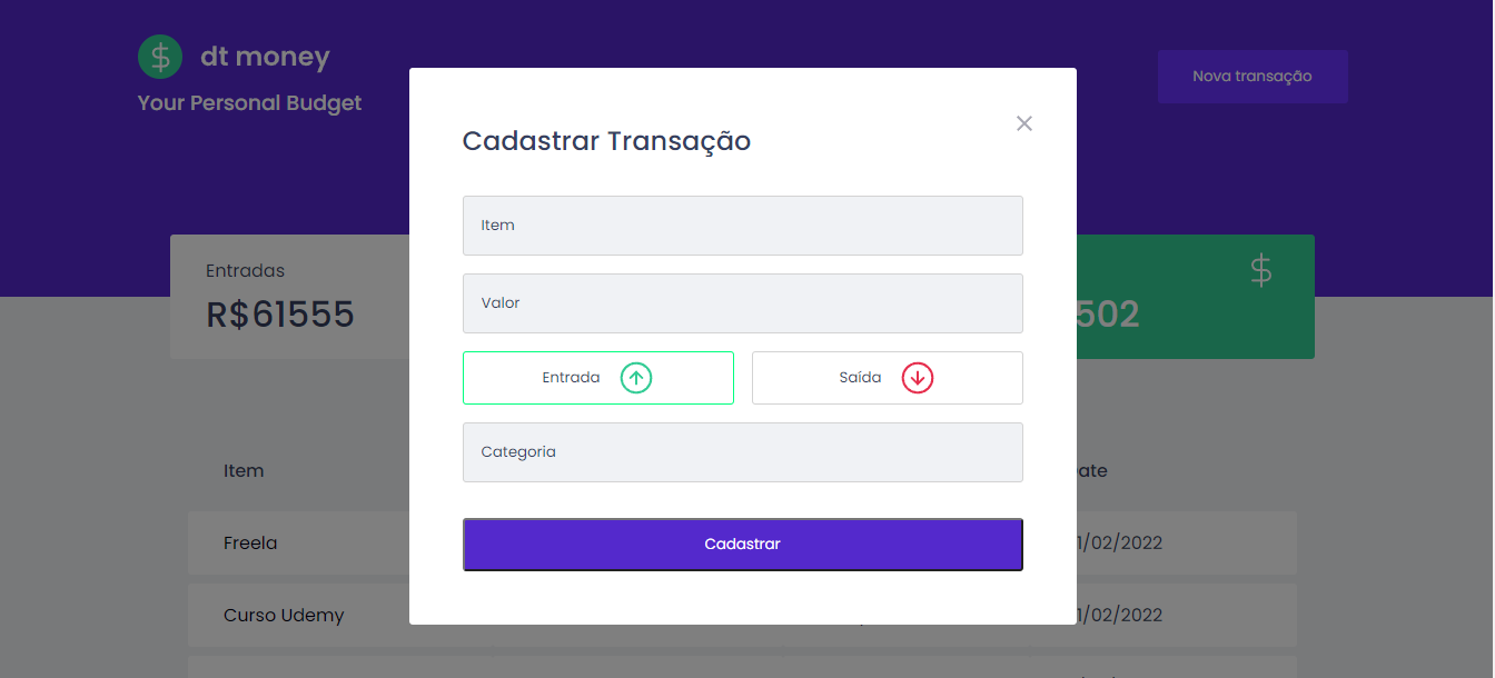 GitHub - WagnerOrtiz/personal-budget-application: simple app for ...