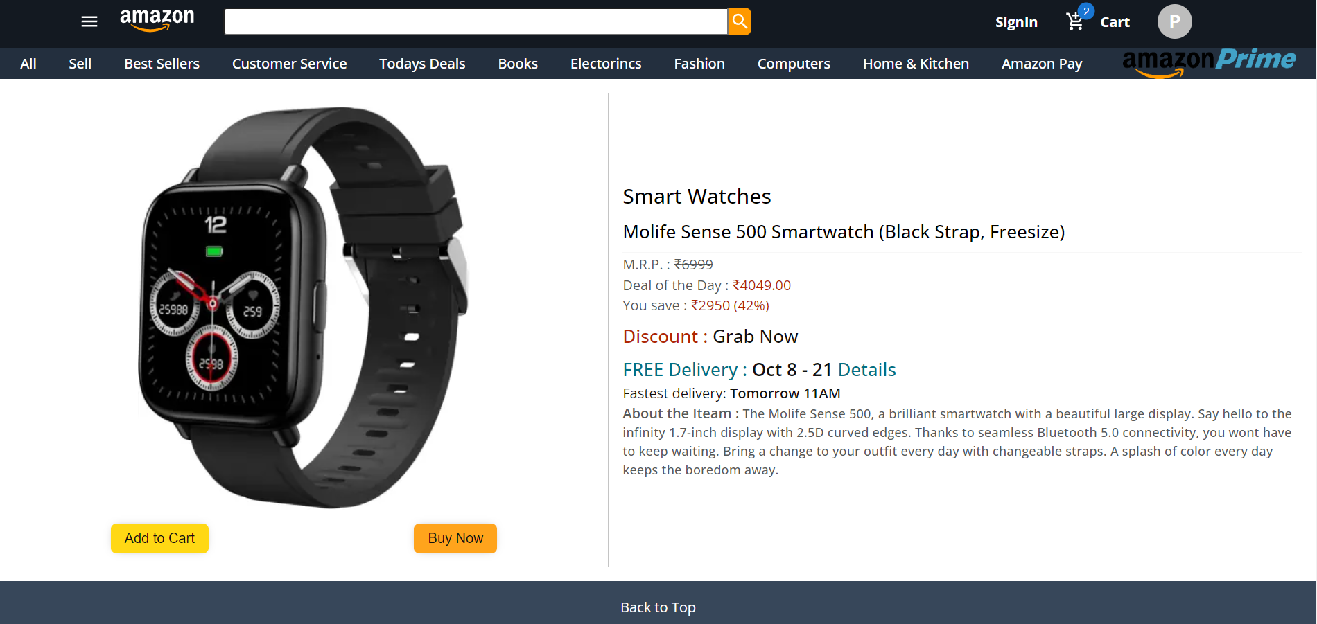 GitHub - piyushkumarg/Amazon-Clone