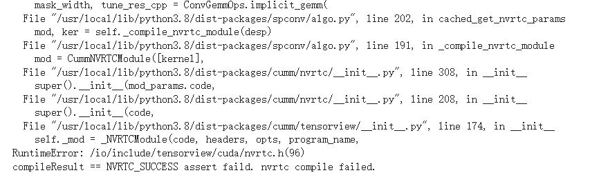 Runtime Error after upgrade · Issue #553 · traveller59/spconv · GitHub
