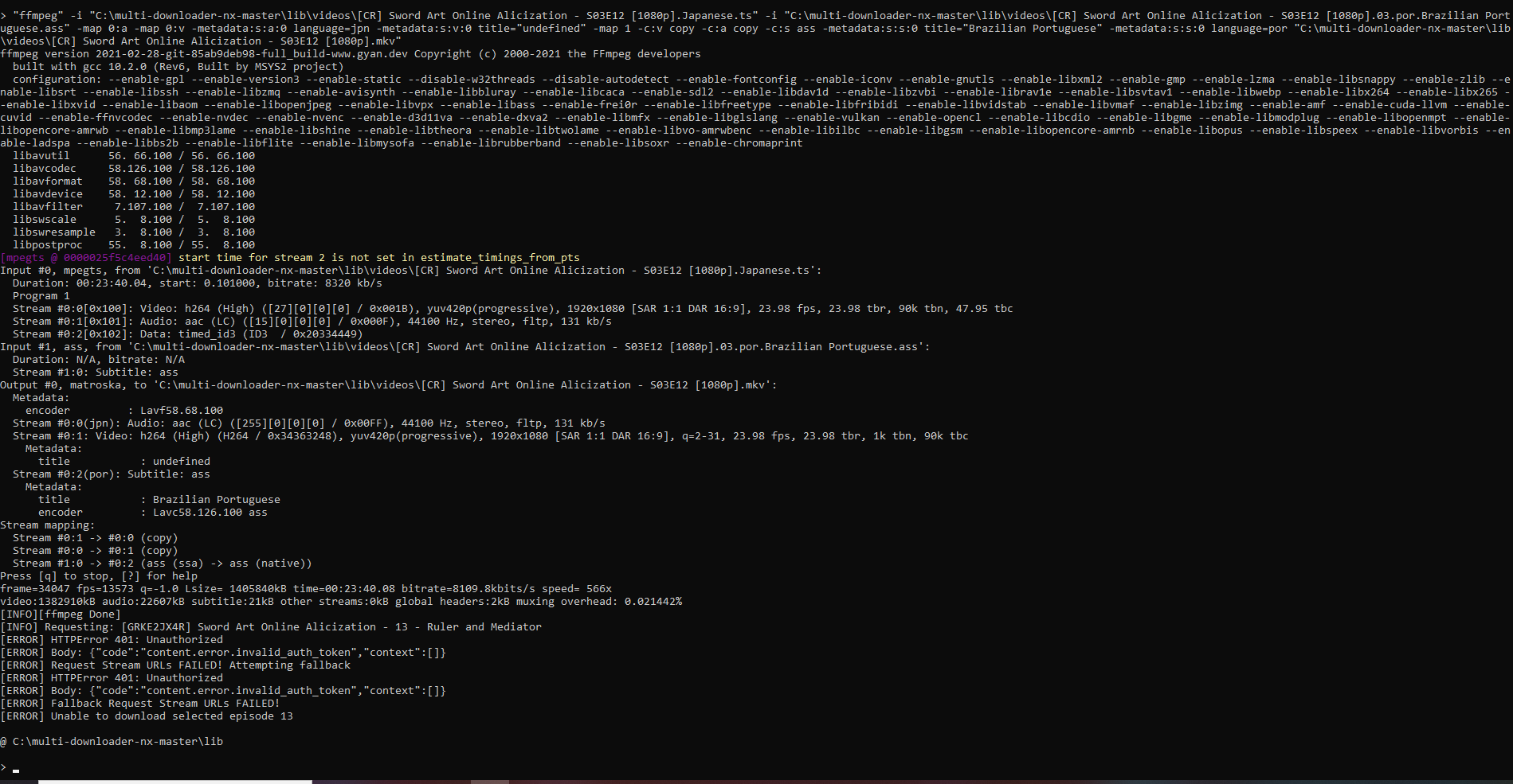 BUG · Issue #454 · anidl/multi-downloader-nx · GitHub