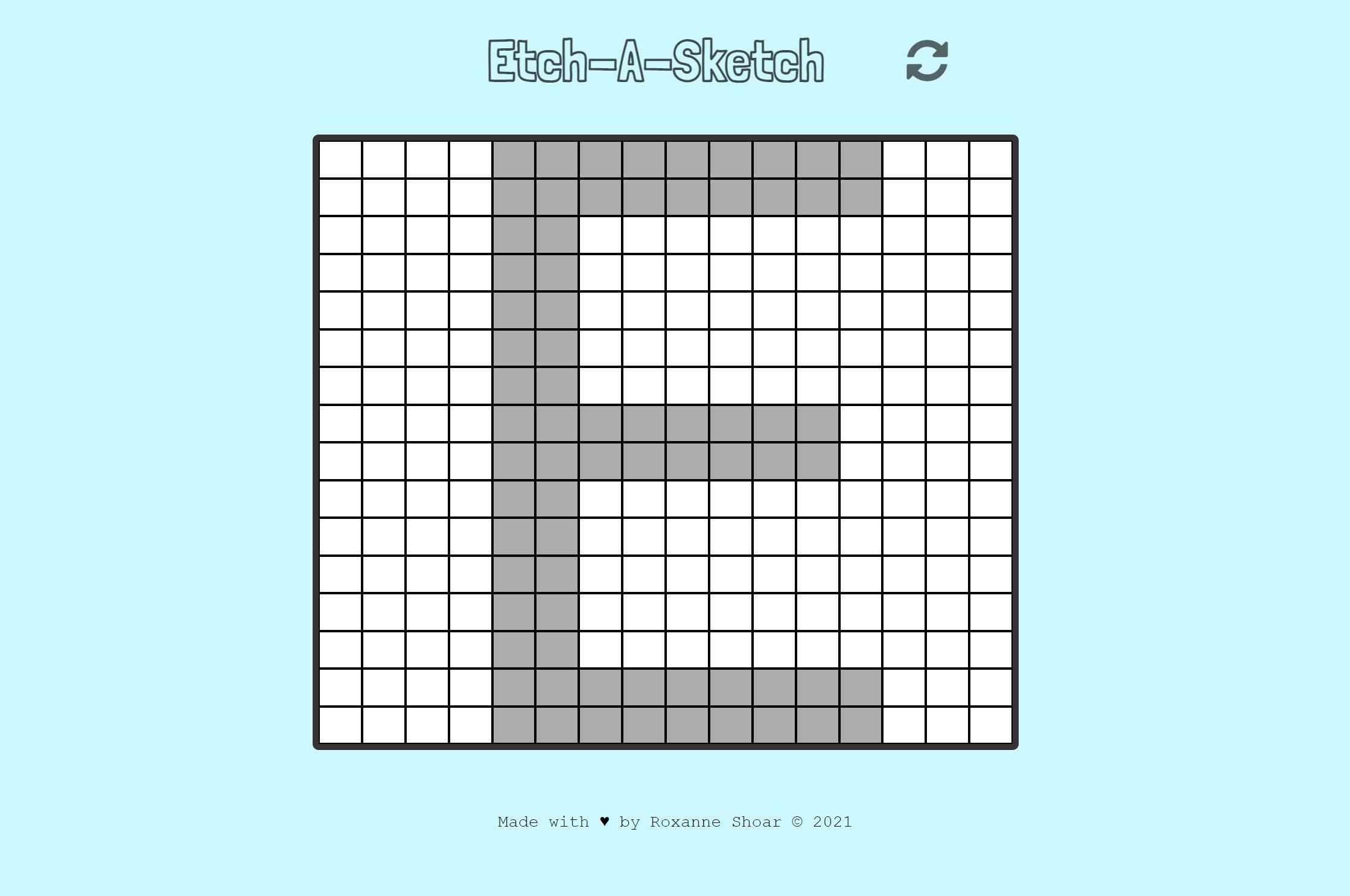 GitHub - roxannecodes/Etch-A-Sketch: Drawing App (Vanilla JS).