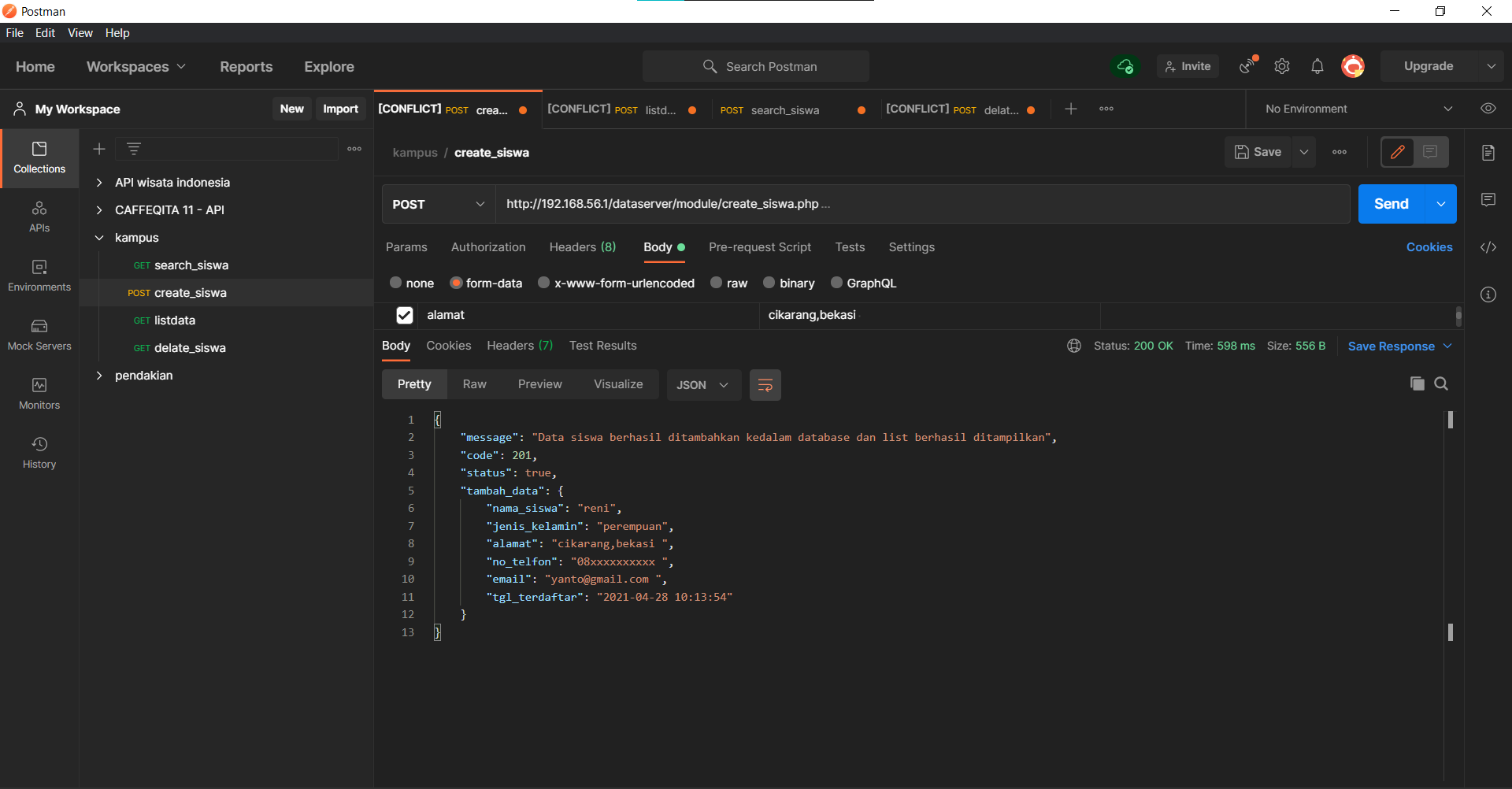 GitHub - sekedarcode/kampus-ku: ulhar