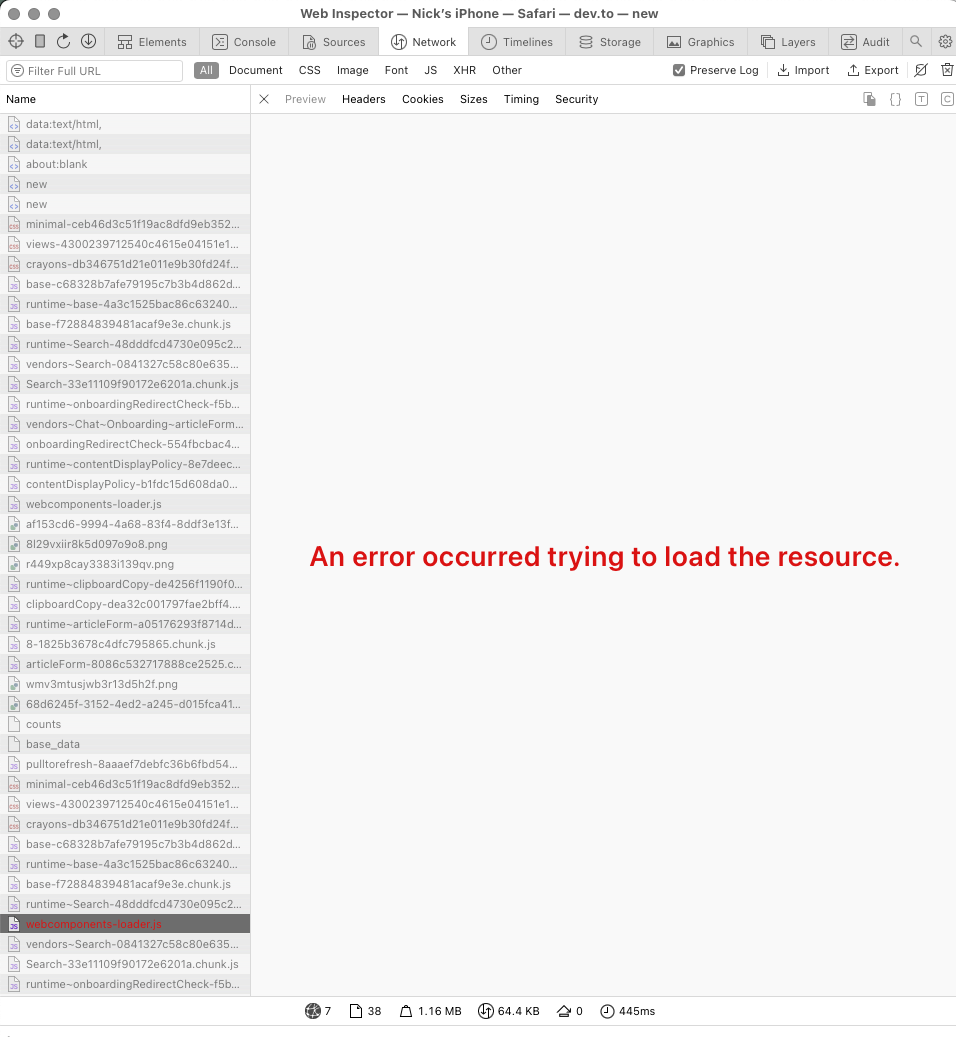 `/new` composer page broken on iOS · Issue #13223 · forem/forem · GitHub