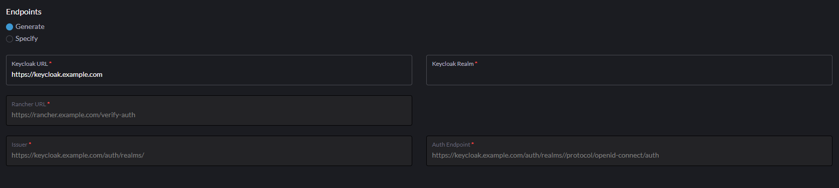 Keycloak OIDC endpoint generation doesn't respect radio button · Issue ...