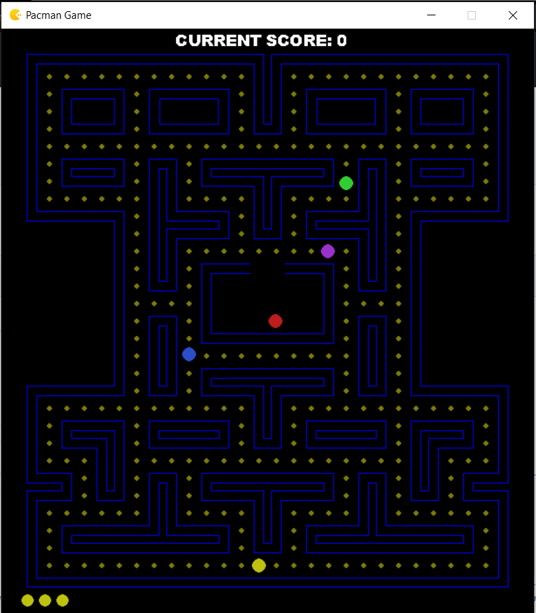 GitHub - bhumi-panchal18/Pacman-game: Pacman game implemented in python.