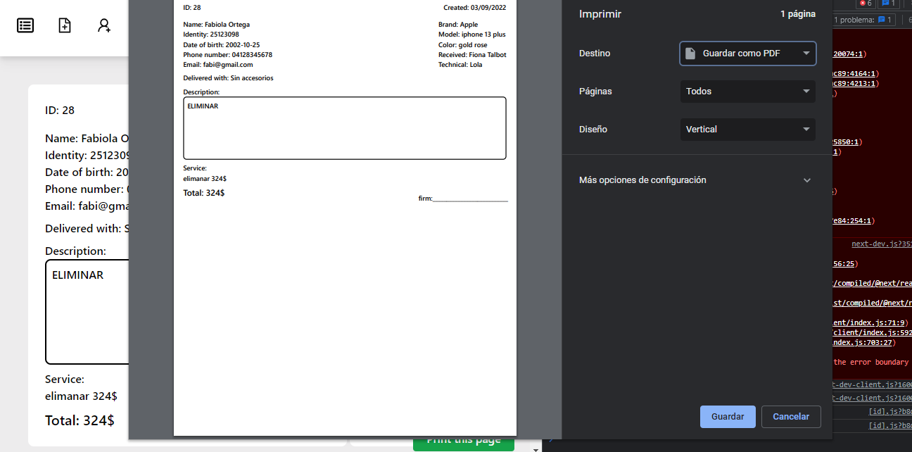 i need help for try to print a repeated component twice. But in the ...