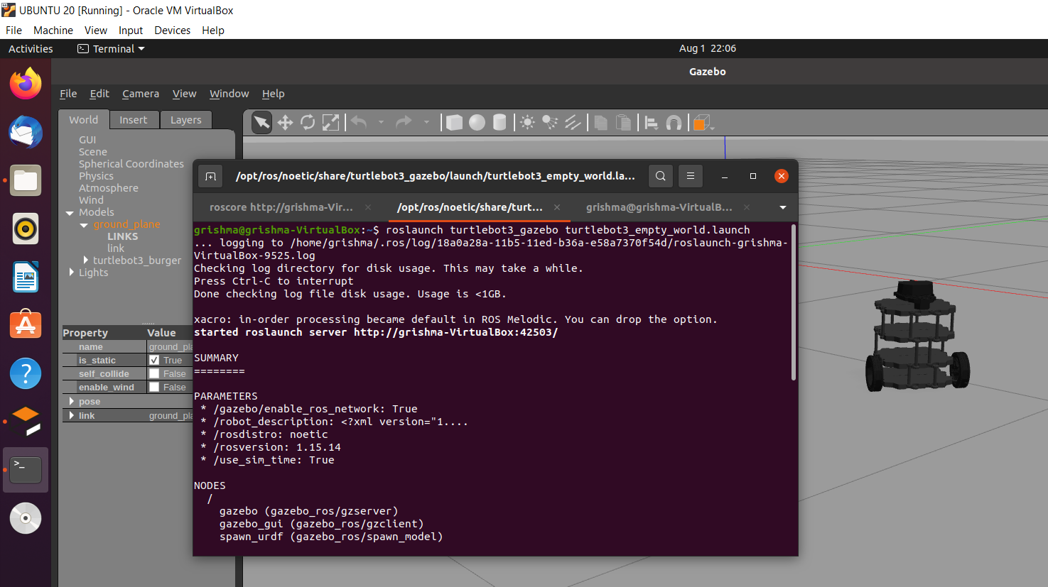 turtlebot3(1)keyboardcontrol