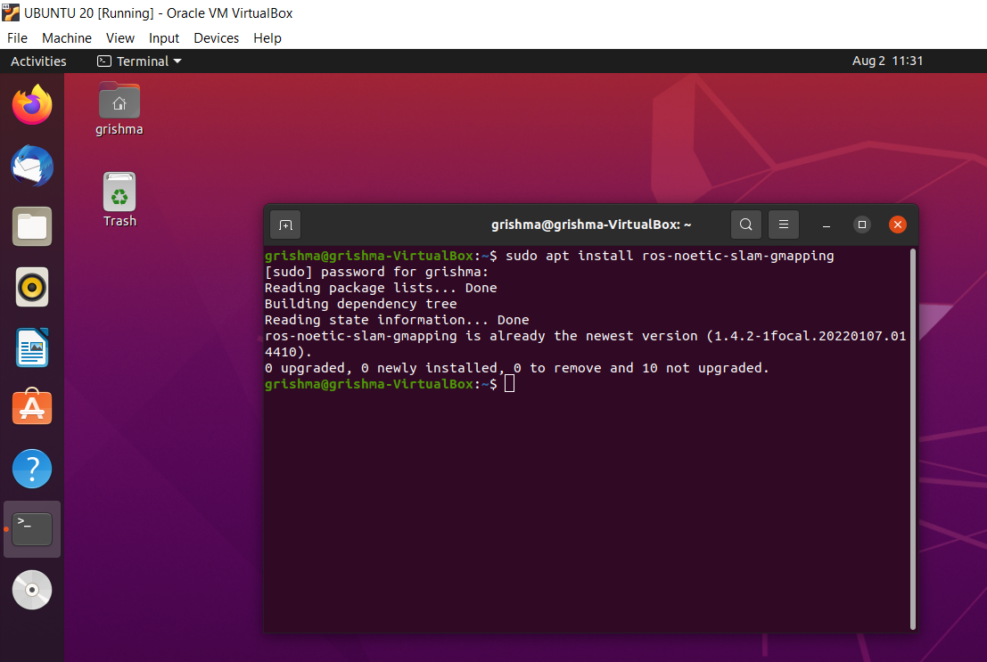 SLAM module installation