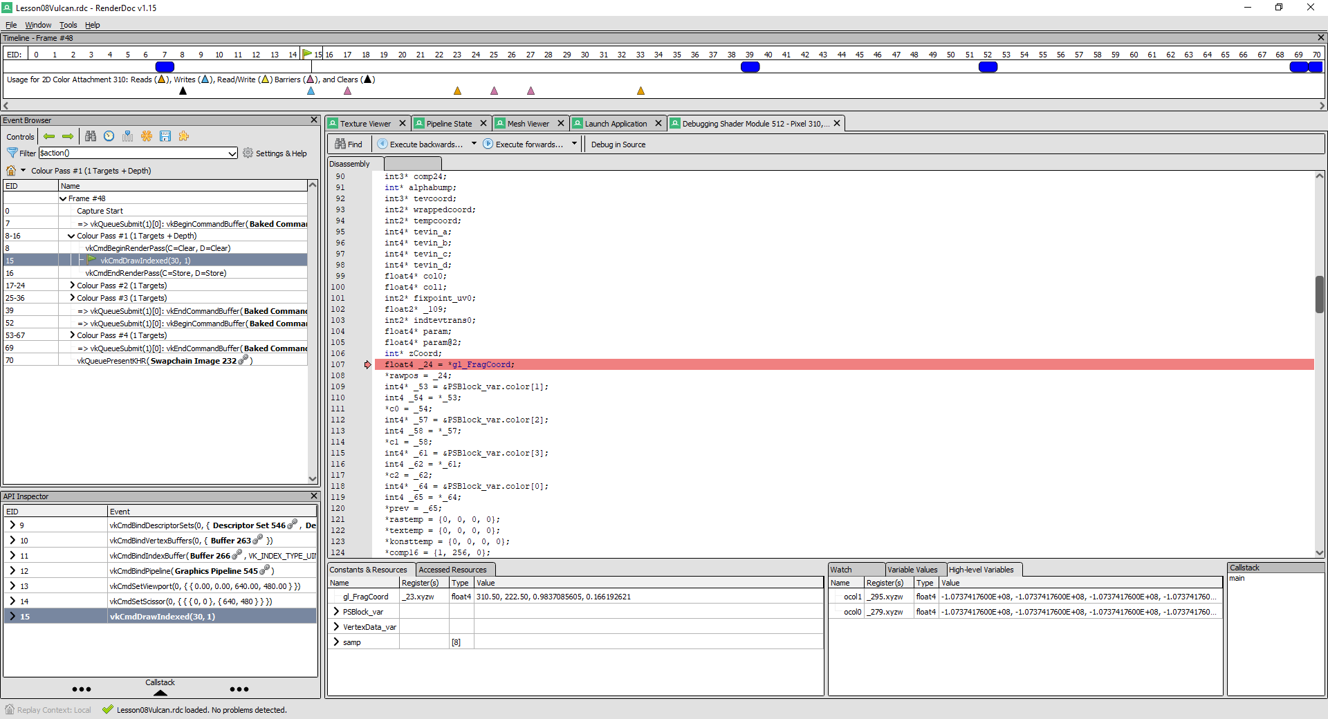 The tab for viewing shader source has no title on Vulkan · Issue #2337 ...