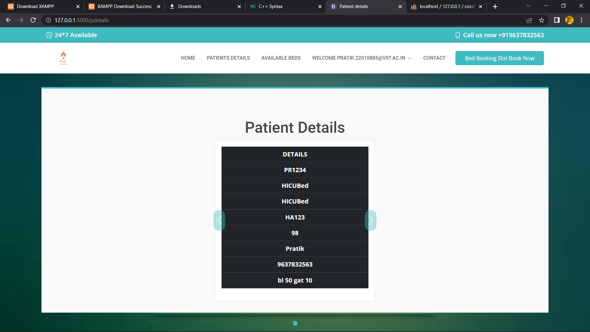 GitHub - pratikrk/covid-bed-reservation-system: Covid Bed Reservation ...