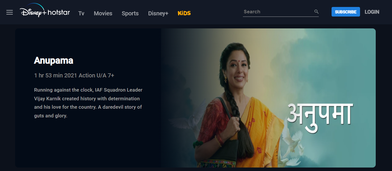 GitHub - theriyasharma24/hotstart-clone: Hotstar clone home page made ...