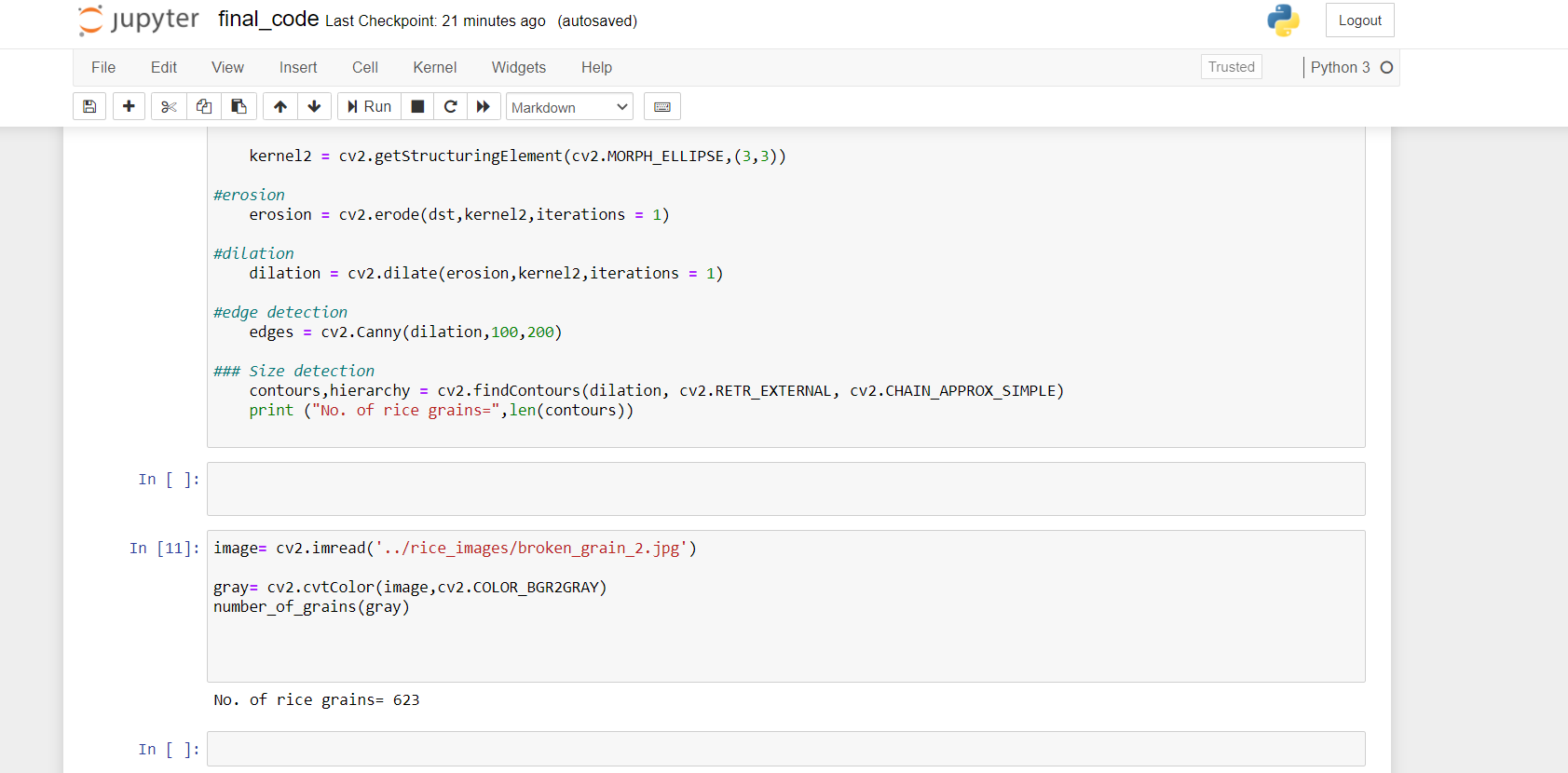 GitHub - Akshay-krishna-R/Rice-grain-Image-processing: To count the ...