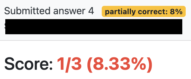 Early stopping in Python Autograder grading scheme yielding point total ...