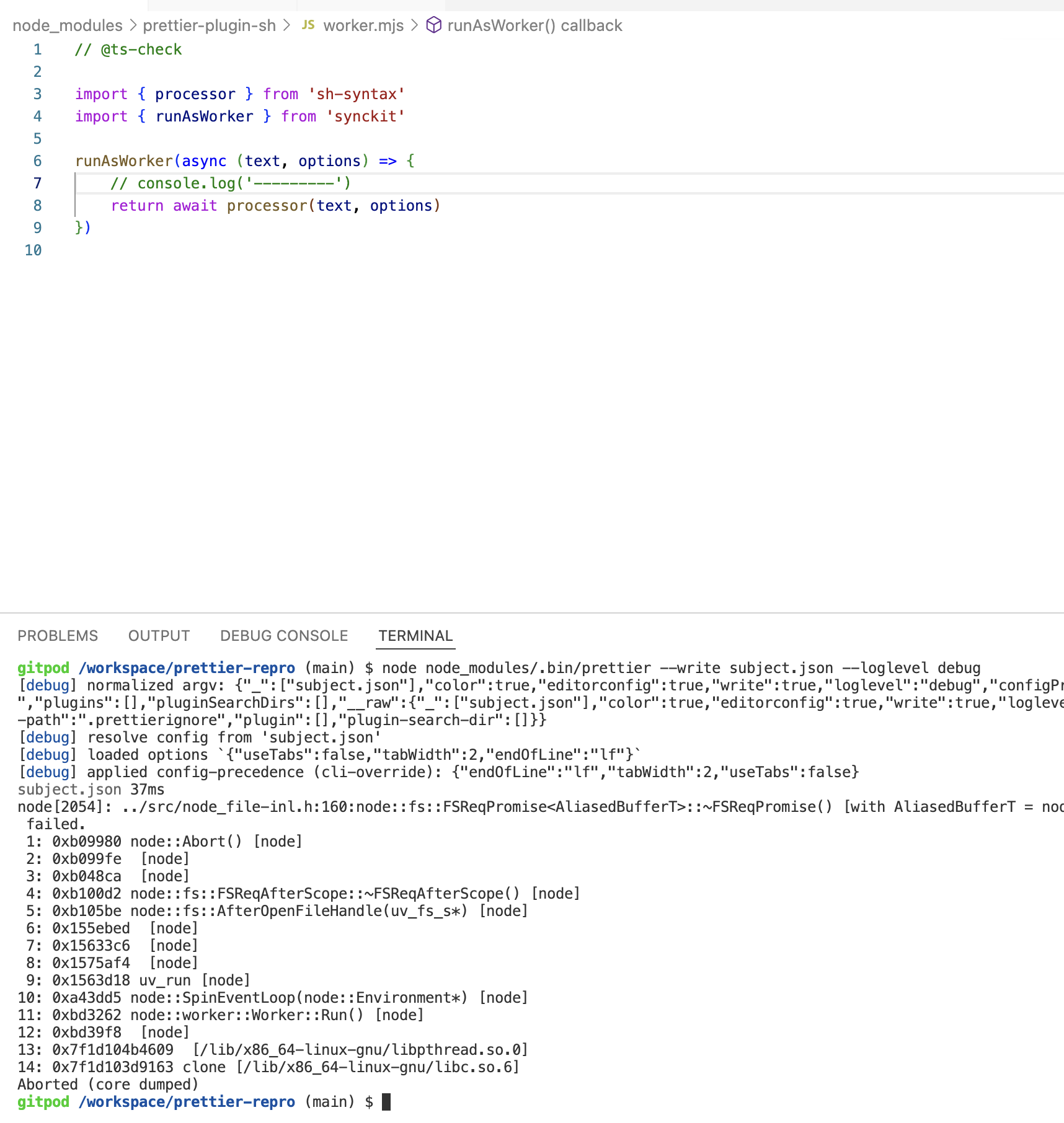 Prettier `Resolveconfig.Sync` Error?  A Step By Step Solution - 4aebyyk