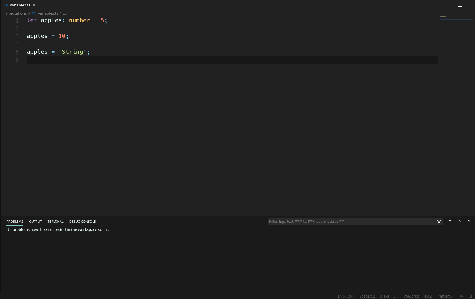Typescript 4.0.2 No problems detected · Issue #105787 · microsoft ...