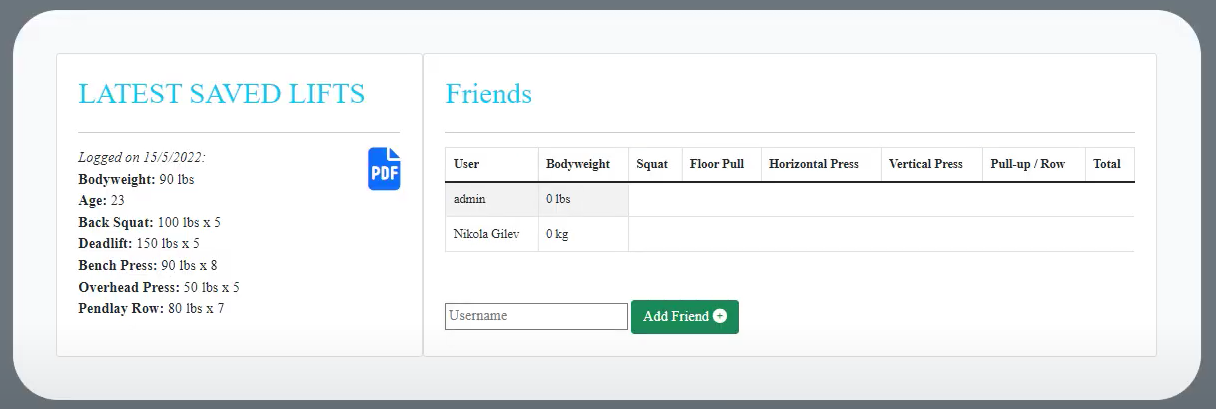 GitHub - GymCalculator/GymCalculator