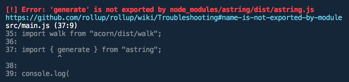 generate_not_exported