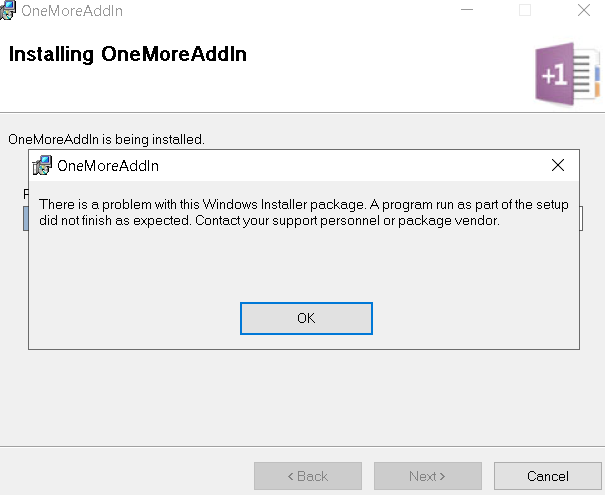 There is a problem with the installer package. · Issue #539 ...