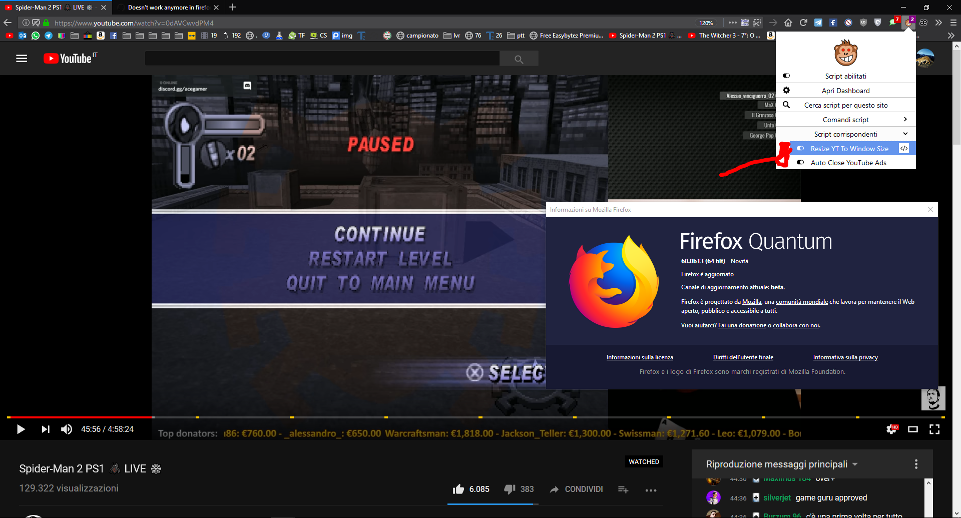 Doesn't work anymore with violentmonkey · Issue #35 · Zren ...