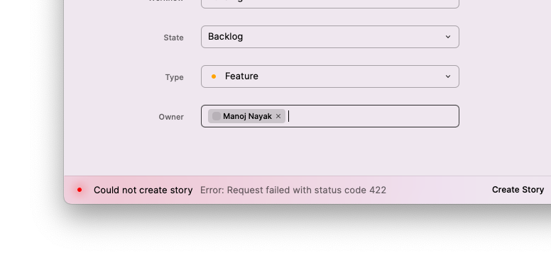 Getting this error while trying to add a task to Shortcut · Issue #2631 ...