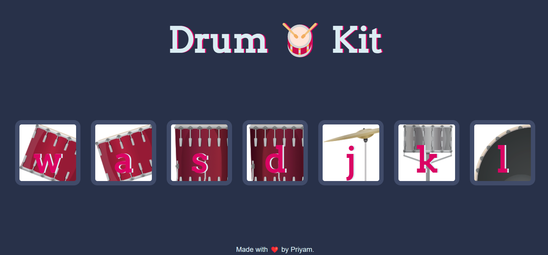 GitHub priyamsinghh/DrumKitProject