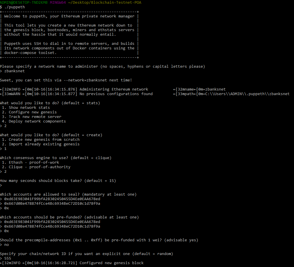 GitHub - Antharithm/blockchainNetworks: A private Blockchain Testnet ...