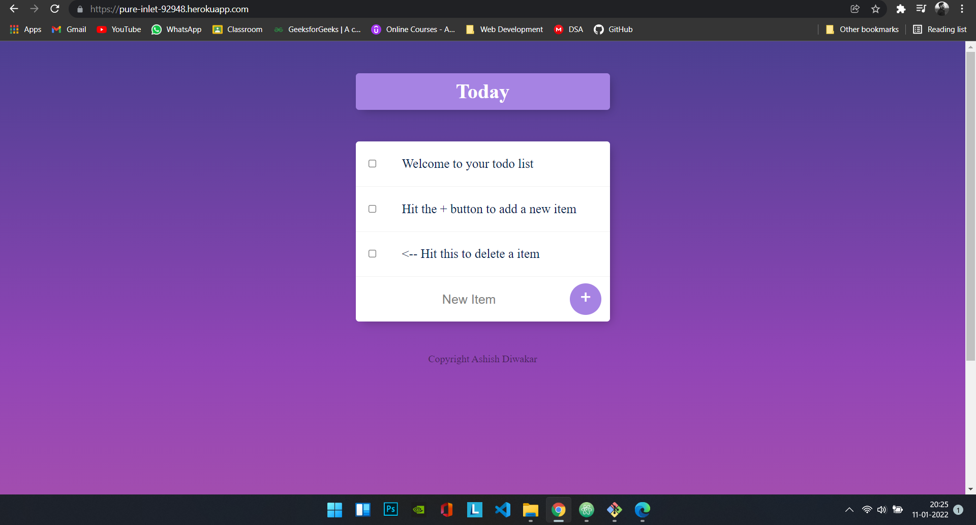 GitHub - Ashish-source23/TodoList: It is a Todolist Project