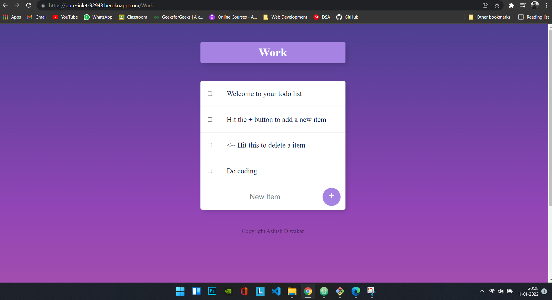 GitHub - Ashish-source23/TodoList: It is a Todolist Project