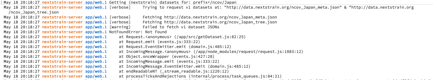 Improve server error logging · Issue #330 · nextstrain/nextstrain.org ...