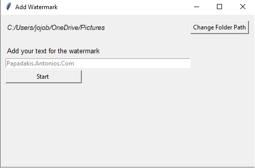 GitHub - papadakisandone/Watermark: Choose the folder with the pictures ...